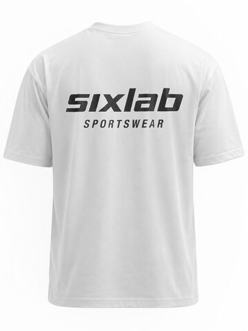 SIXLAB Shirt 'Sportswear Oversized T-Shirt' in White: front