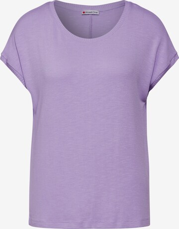 STREET ONE Shirt in Purple: front