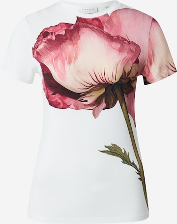 Tricou 'OBREY' de la Ted Baker pe bej: față