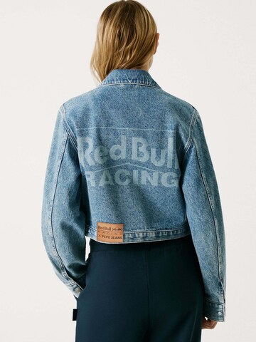 Red Bull Racing x Pepe Jeans Jacke 'Coach' in Blau: Vorderseite