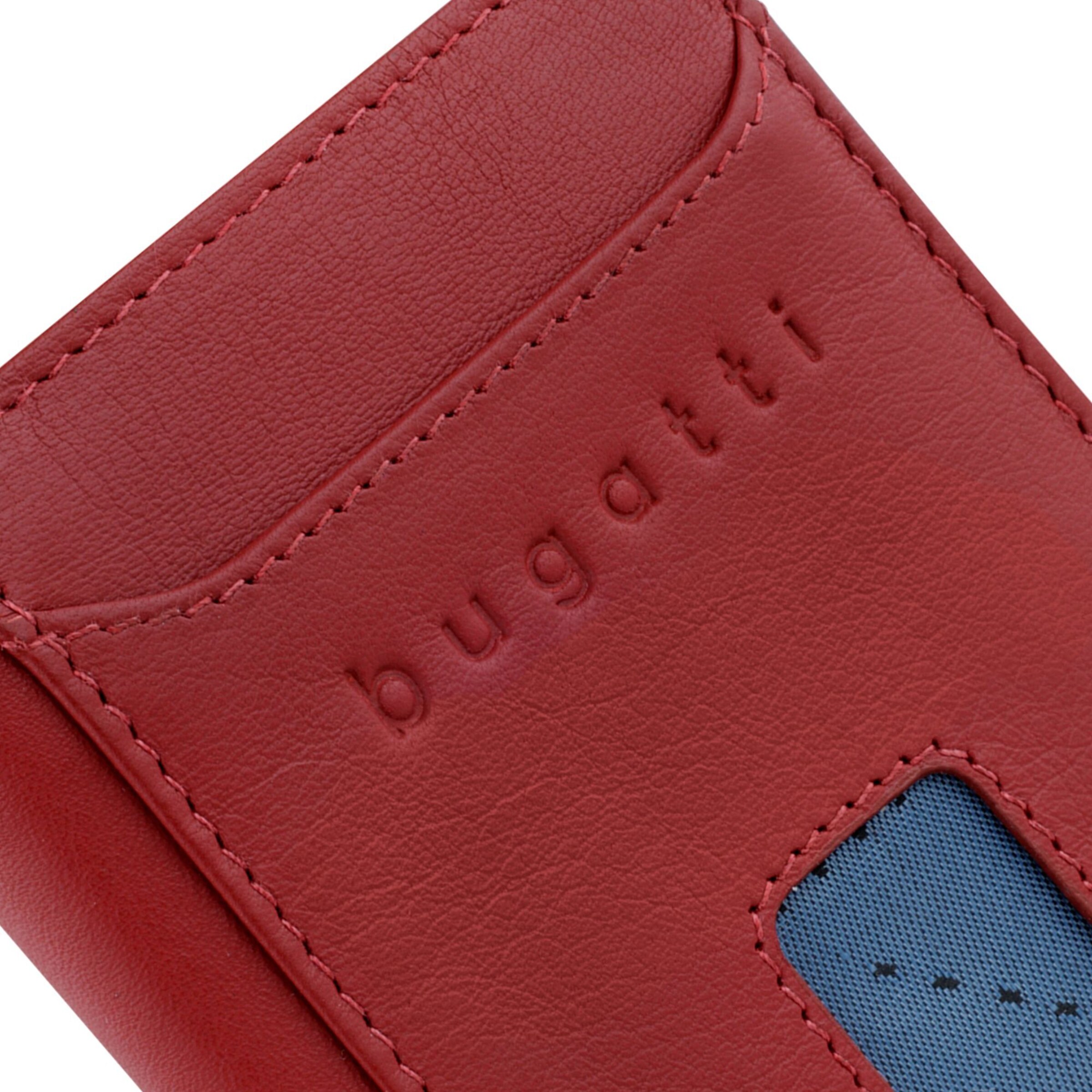 bugatti Portemonnaie 'Secure Slim' in Rot