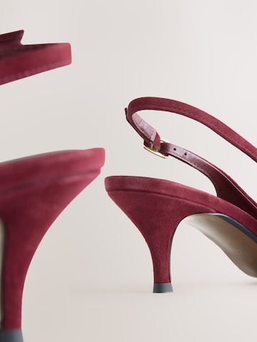 Next Лодочки с открытой пяткой 'Forever Comfort' в Красный