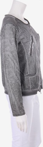 MARGITTES Sweatshirt & Zip-Up Hoodie in L in Grey