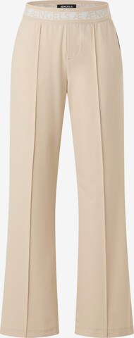 ÆNGELS Loosefit Broek in Beige: voorkant