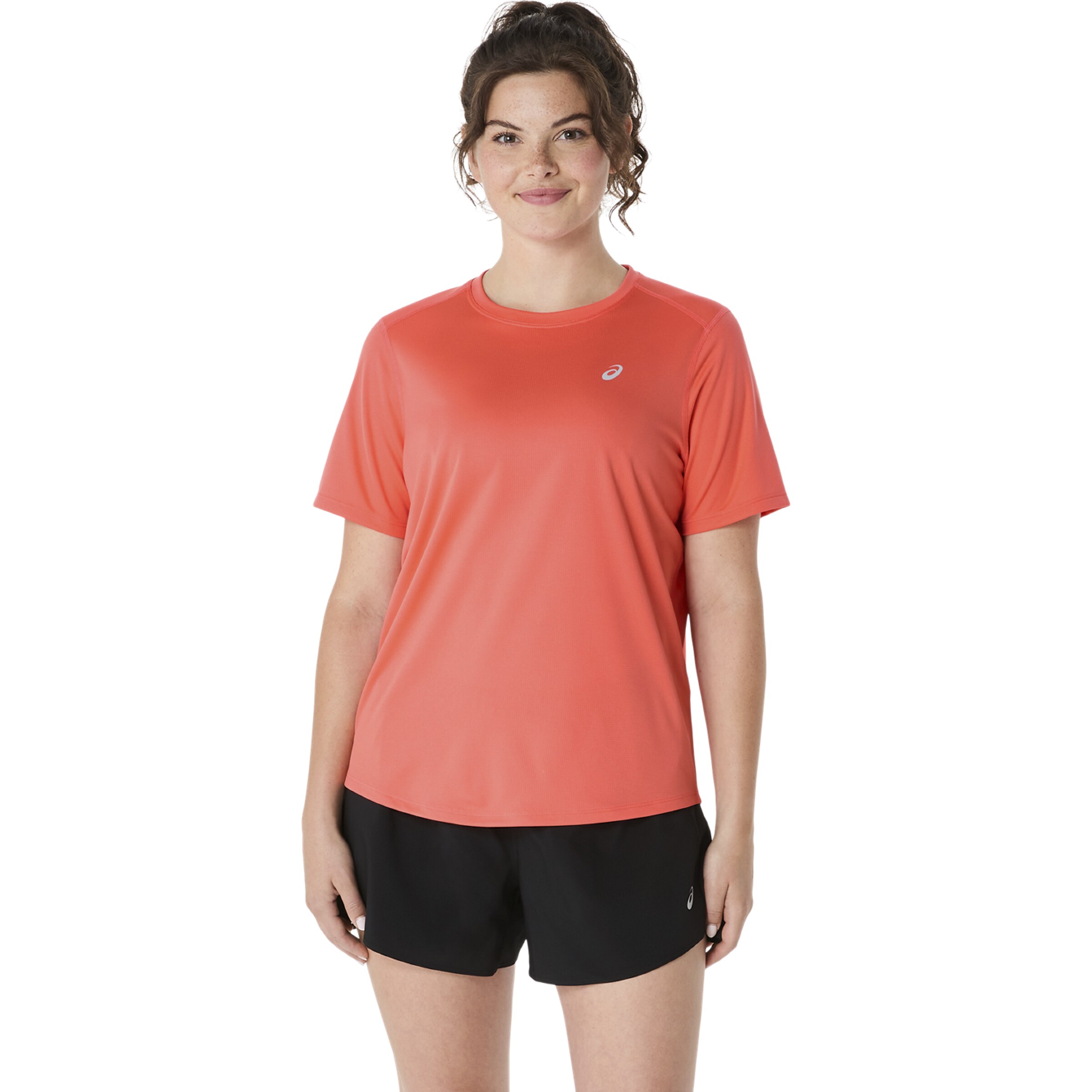 ASICS Performance Shirt in Orange: front