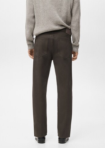 MANGO MAN Regular Jeans 'Juke' in Brown