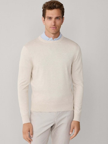 Pullover di Hackett London in bianco: frontale