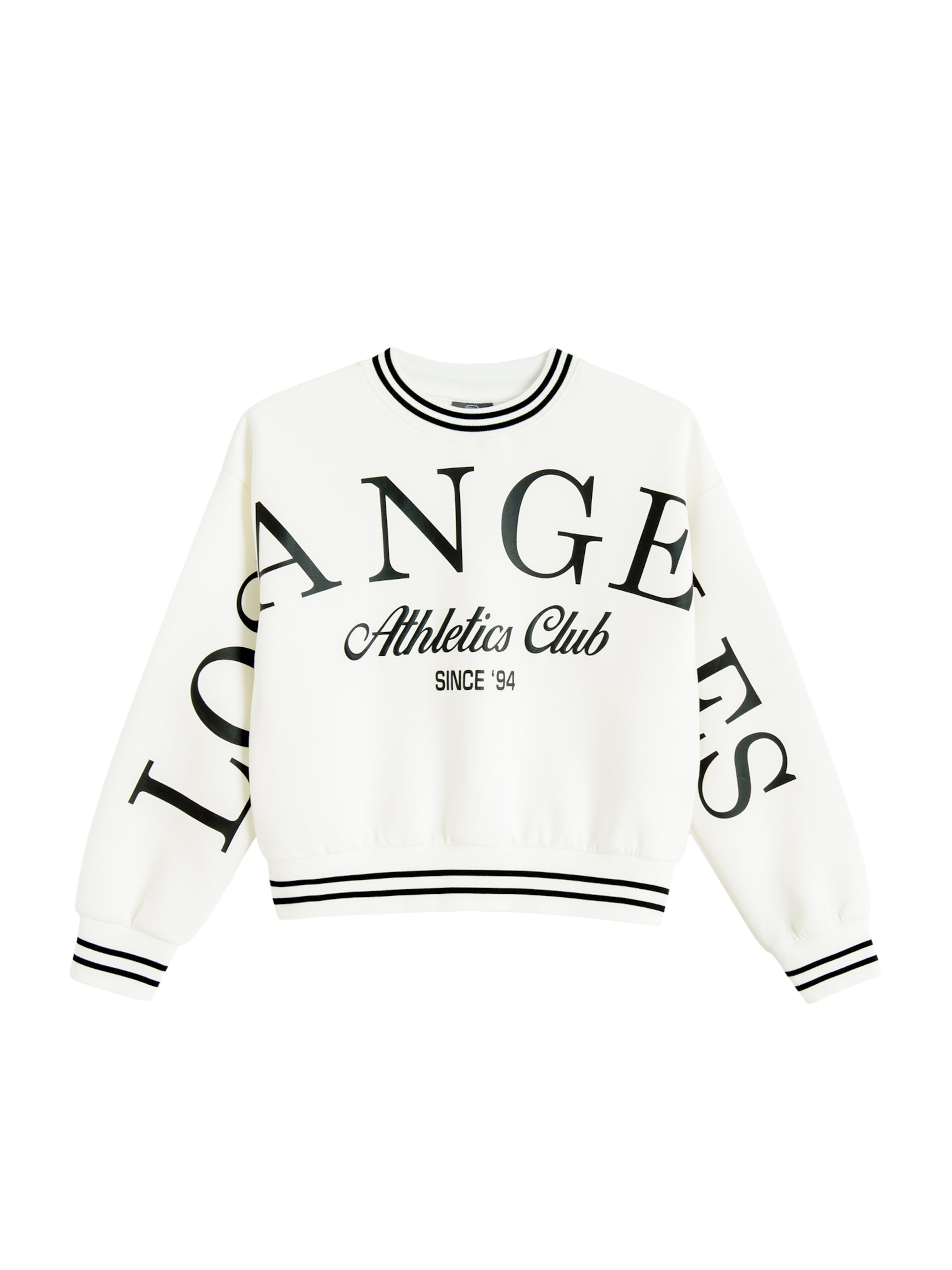 Sweat-shirt Cool Club en blanc : devant