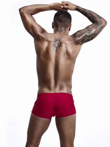 SEOBEAN Swim Trunks in Red