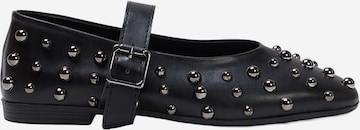 TrendyolOtvorene balerinke - crna boja: prednji dio