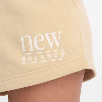 Regular Pantalon 'Reimagined' new balance en jaune