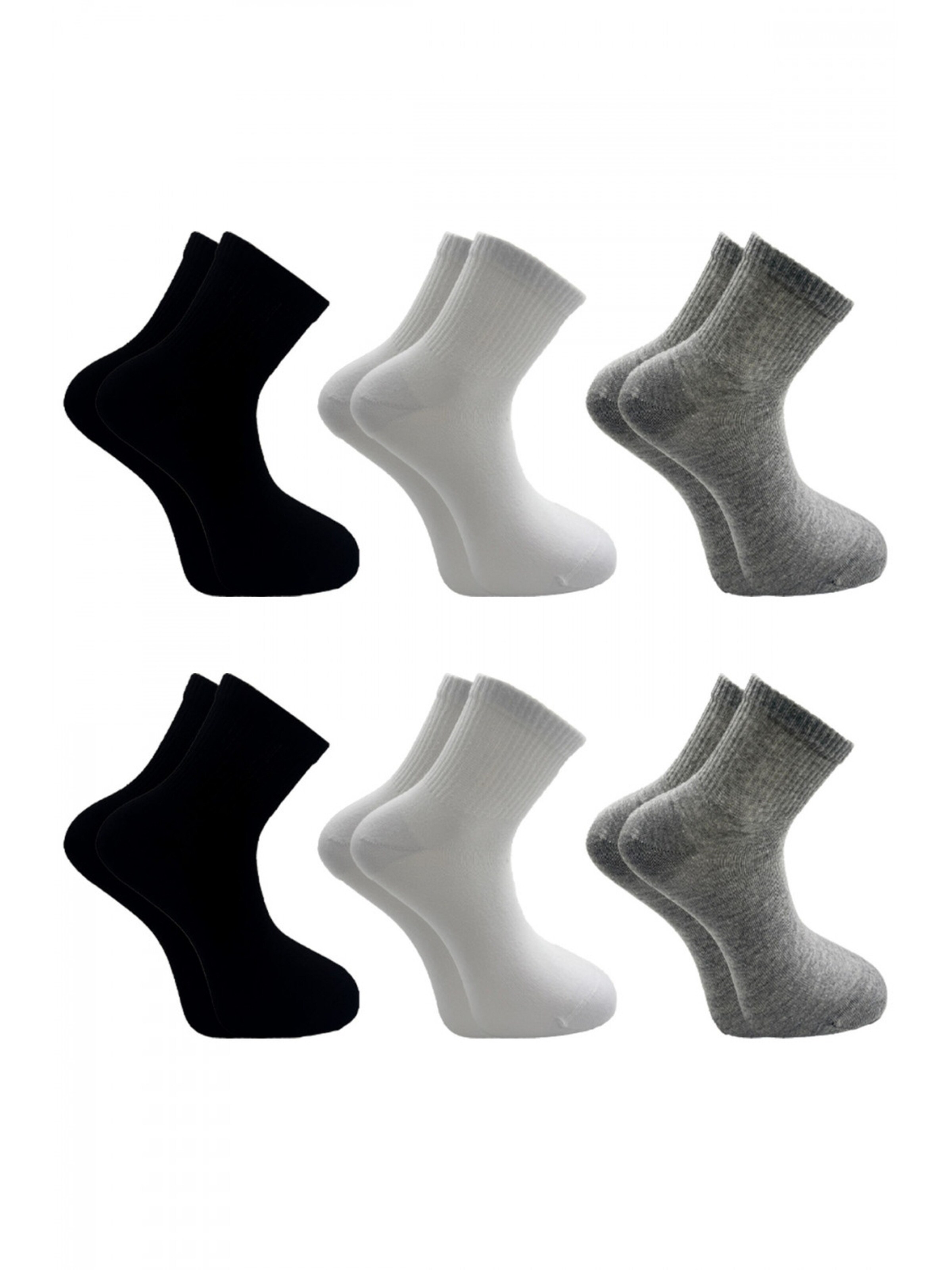Chaussettes 'Quarter Sportsocken' El Sueno en mélange de couleurs : devant