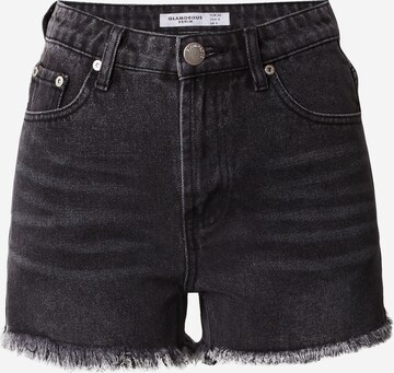 GLAMOROUS Regular Shorts in Schwarz: predná strana