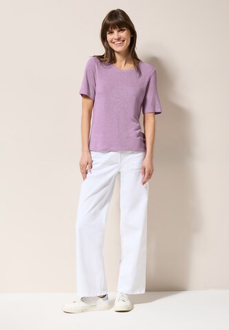 CECIL Glitzerndes T-Shirt in Pink