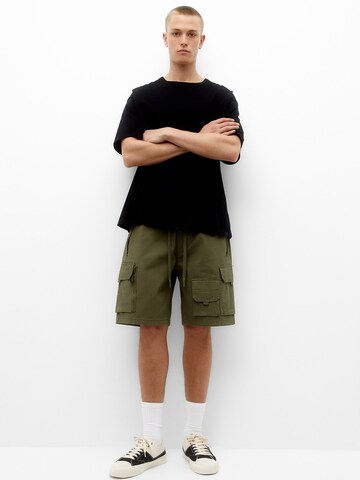 Loosefit Pantaloni cargo di Pull&Bear in verde