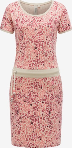 Ragwear Summer dress 'Baomi Zoo Youmodo' in Pink: front