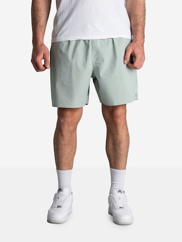 LACOSTE Regular Workout Pants in Green: front