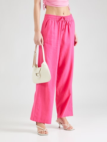 JDY Wide leg Broek 'SAY' in Lila: voorkant