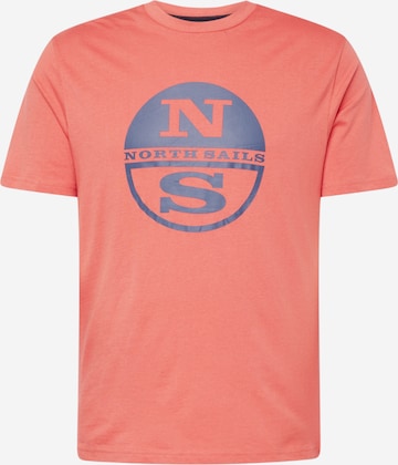 North Sails T-Shirt in Orange: predná strana