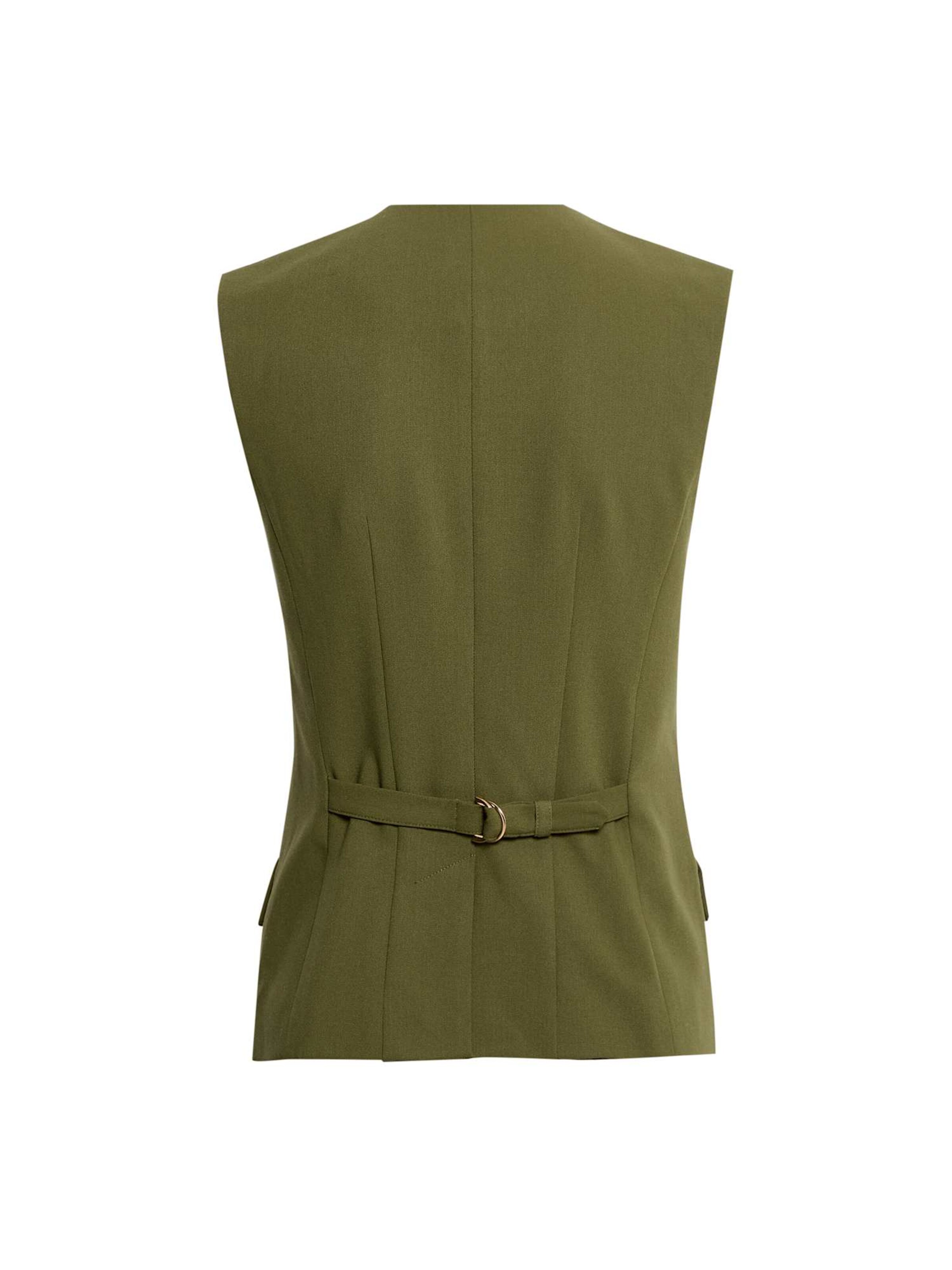 Marks & Spencer Suit Vest in Green