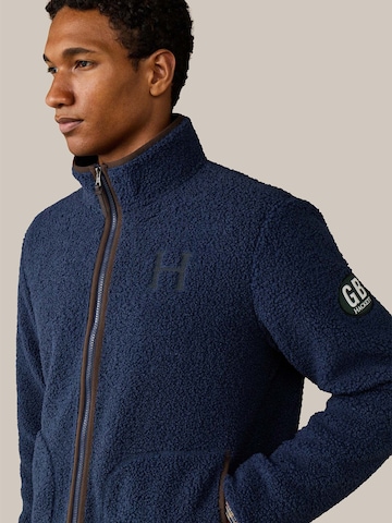 Hackett London Fleecejacke in Blau