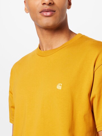 Carhartt WIP - Camisa 'Chase' em amarelo