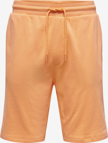 Only & Sons Shorts 'Neil' in Orange: predná strana