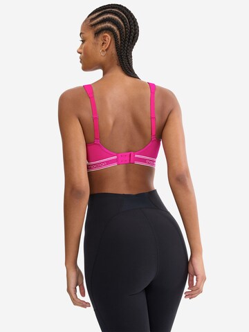 TRIUMPH Bustier Sport bh ' Triaction Cardio Air ' in Roze