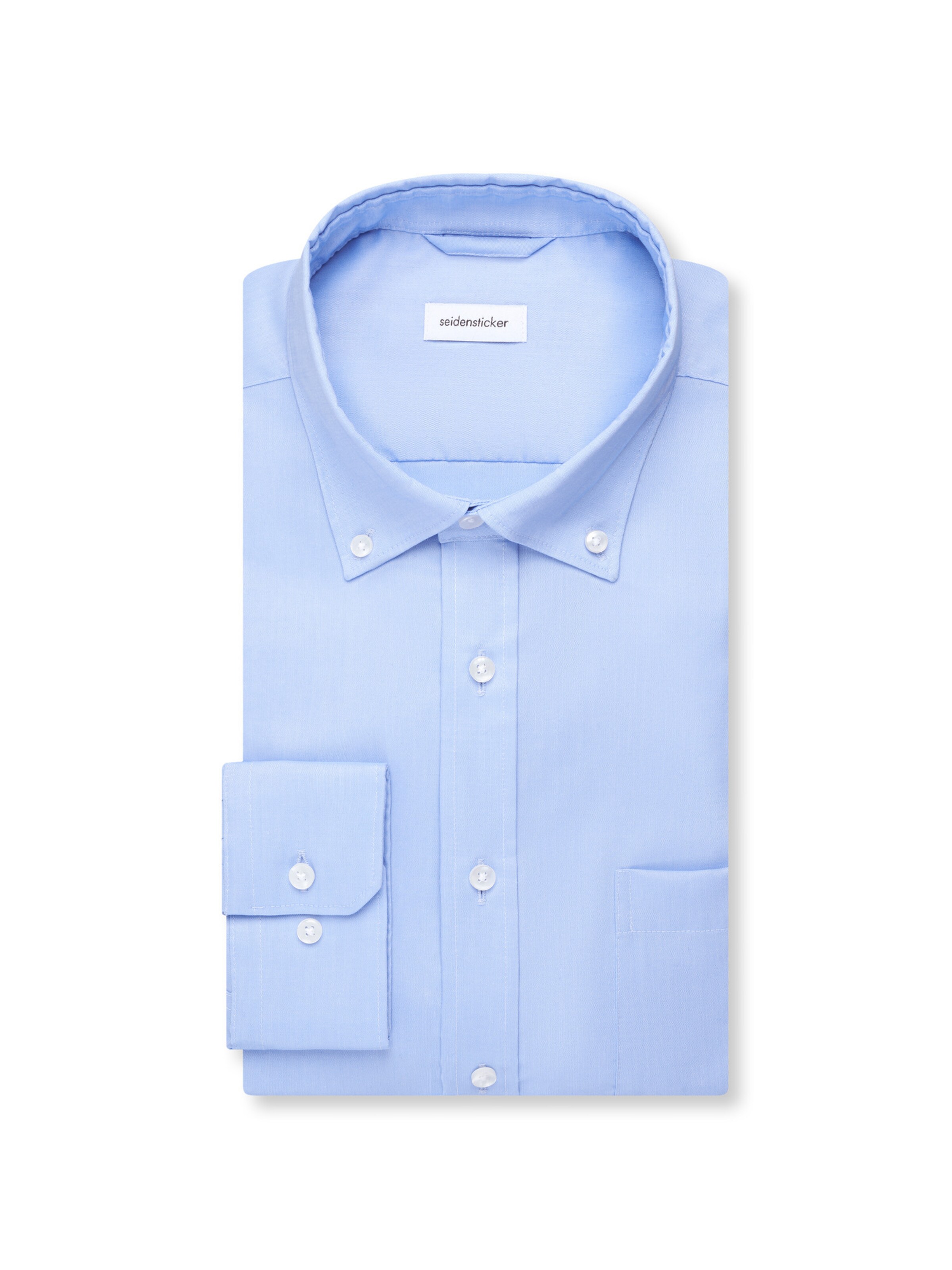 SEIDENSTICKER Regular Fit Businesshemd in Blau