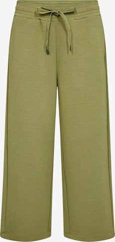 Soyaconcept Wide Leg Hose 'BANU' in Grün: Vorderseite