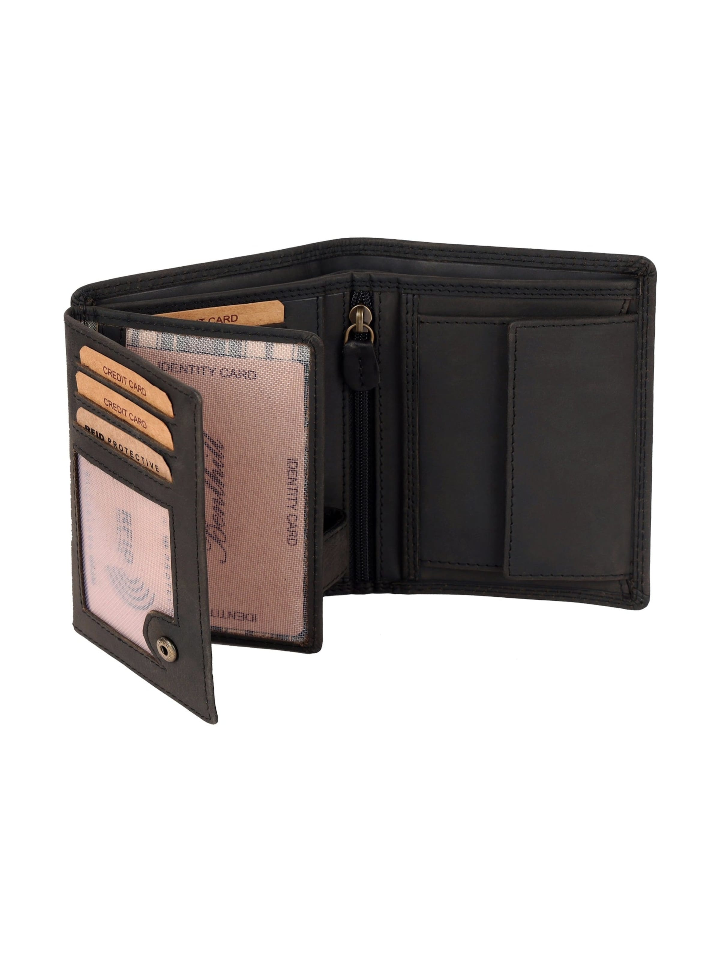 Benthill Wallet in Black: front