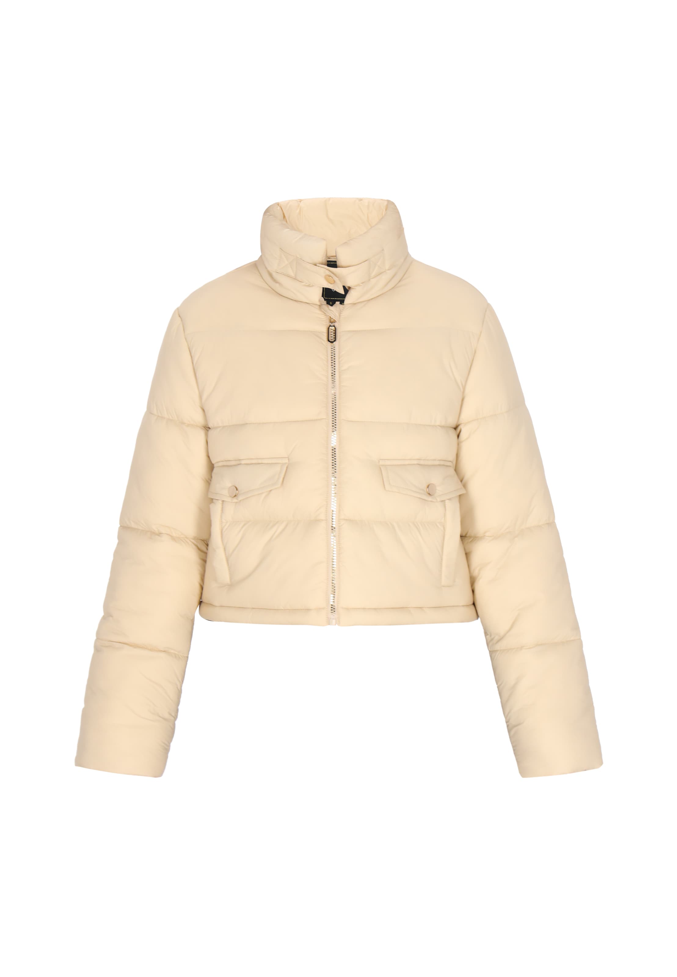 faina Vinterjakke i beige: forside