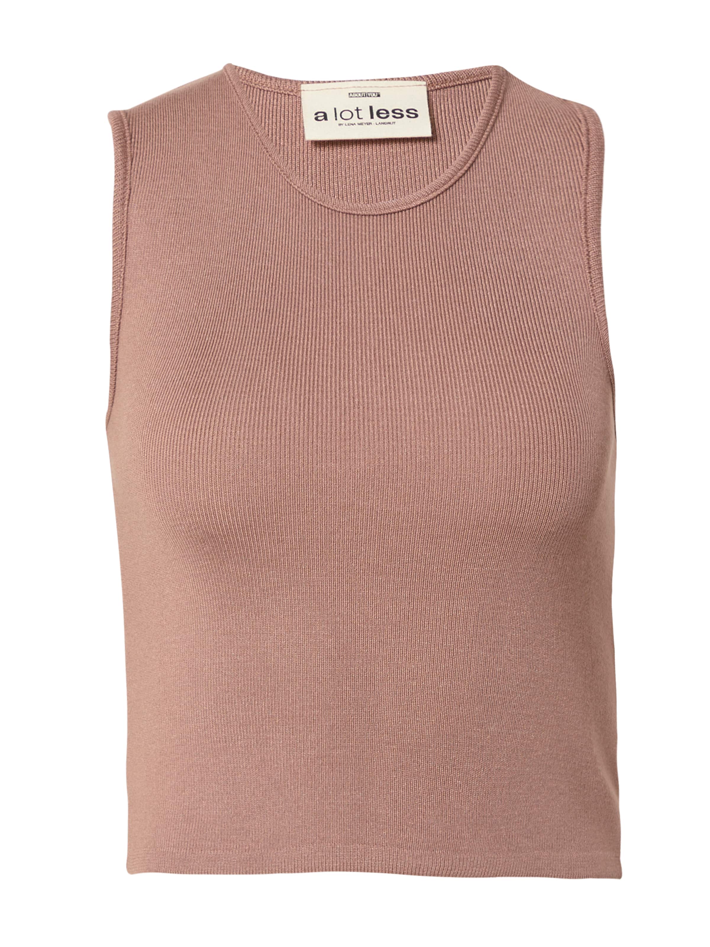 A LOT LESS Top 'Jule' - Hnedá: predná strana