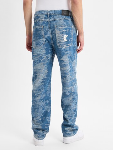 Coupe slim Jean Karl Kani en bleu