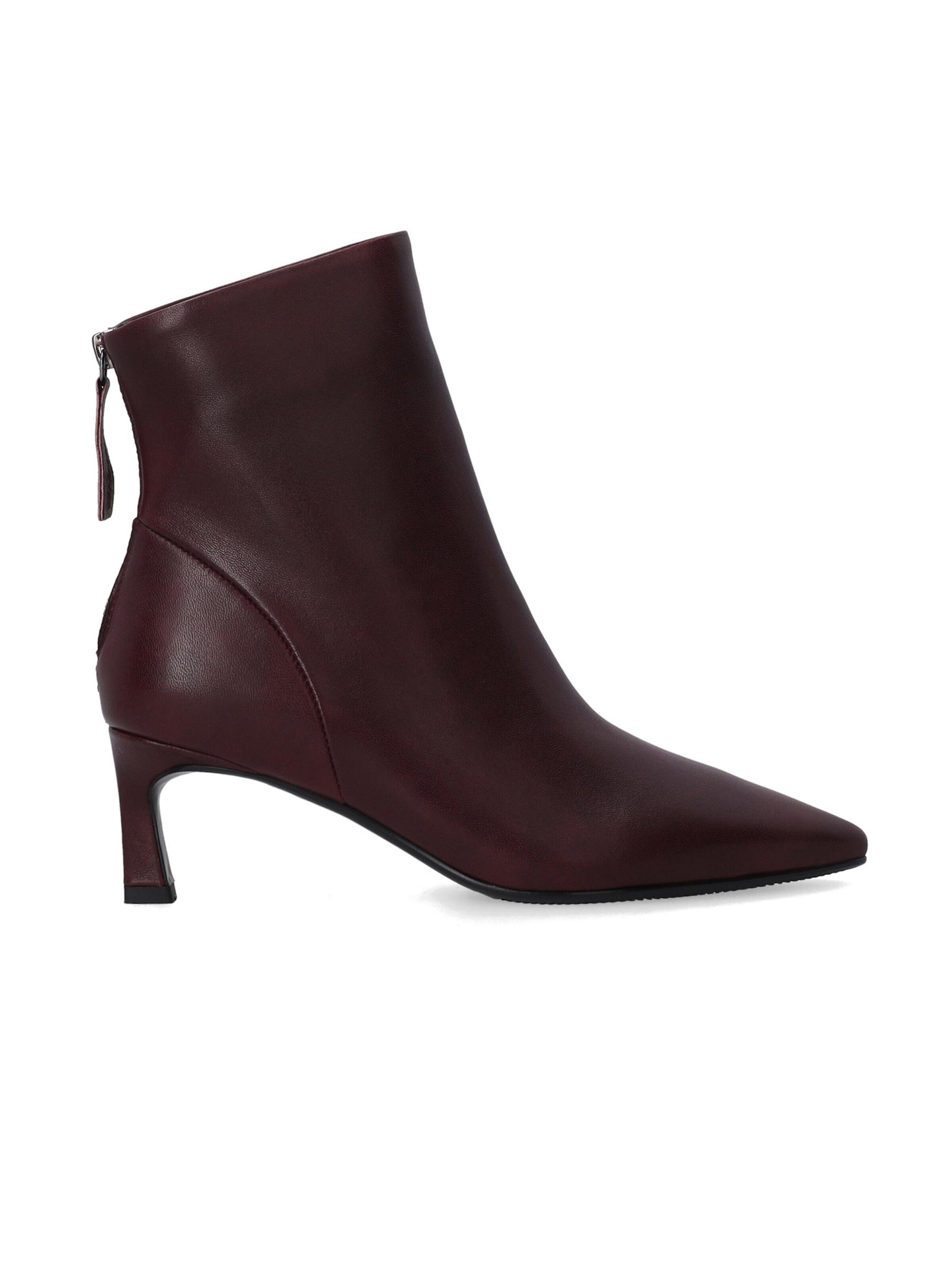 VENEZIA Boots 'Klassische braune Damenstiefel mit Stiletto-Absatz 41'‌‌‌‌‌ in Rot