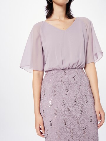 Robe de cocktail SWING en violet