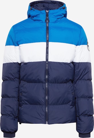 INDICODE JEANS Winter Jacket 'Hoover' in Blue: front