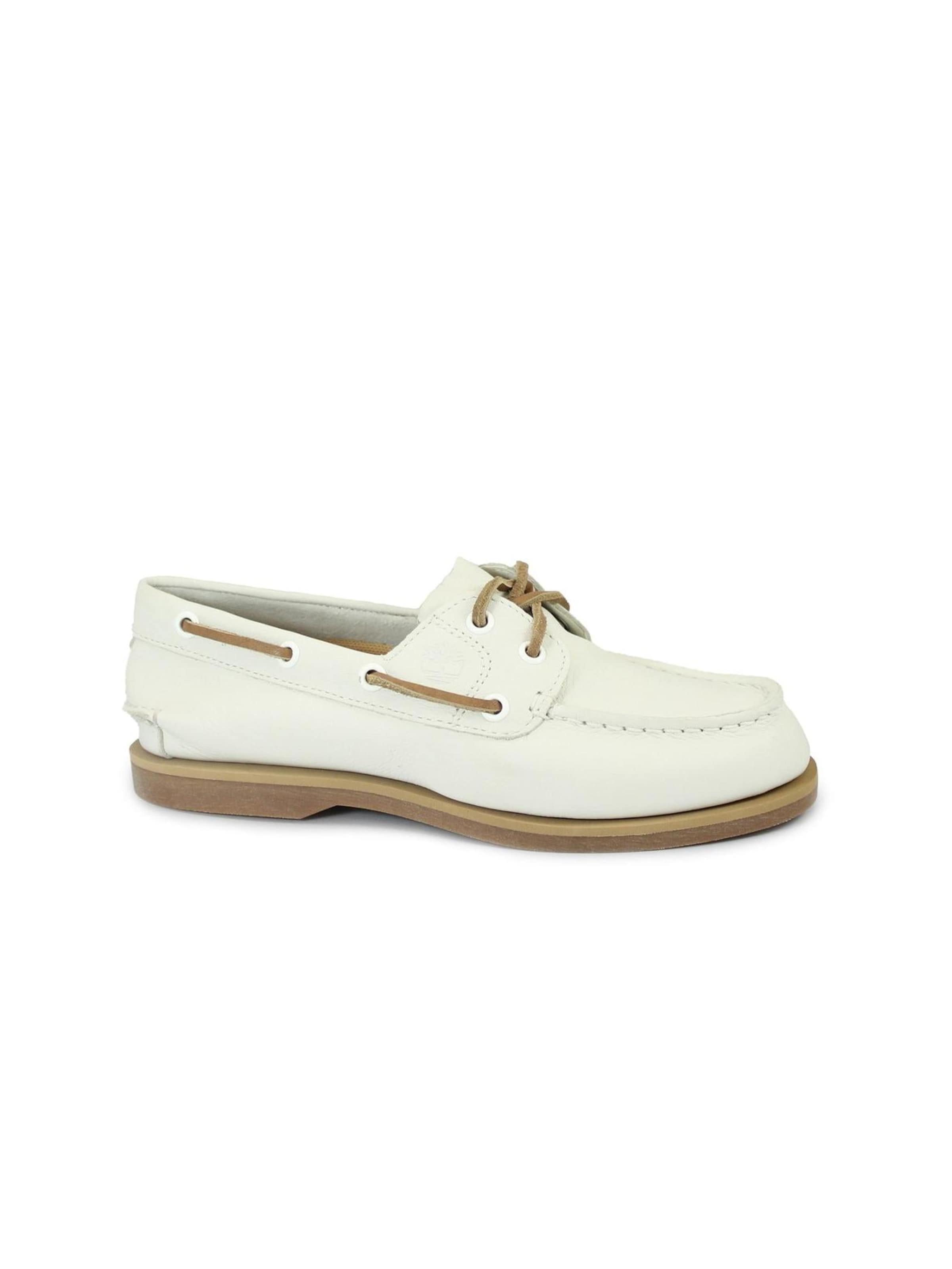 TIMBERLAND Moccasins in White: front
