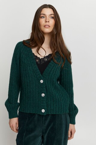 b.young Knit Cardigan 'Byoksana' in Green: front