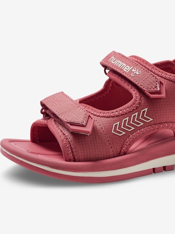Hummel Sandals & Slippers 'Zori' in Red