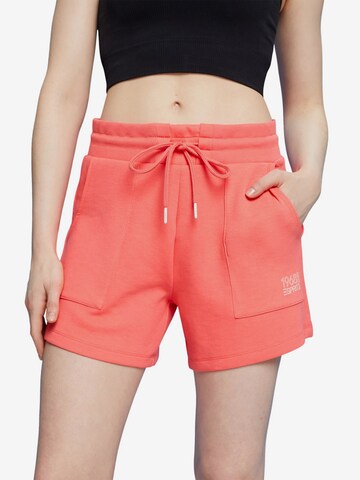 Regular Pantalon de sport ESPRIT en orange