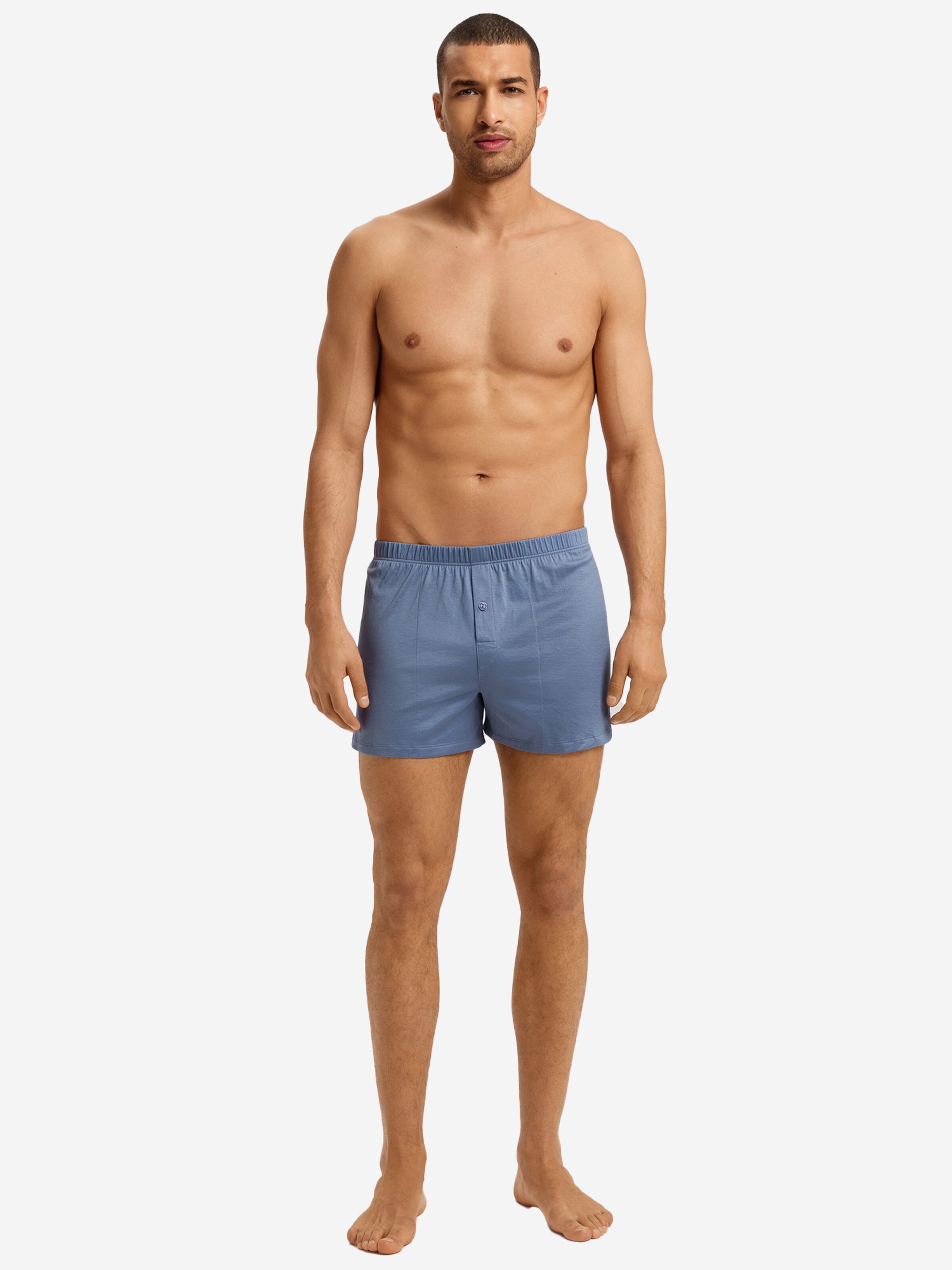 Hanro - Boxers ' Cotton Sporty ' em azul