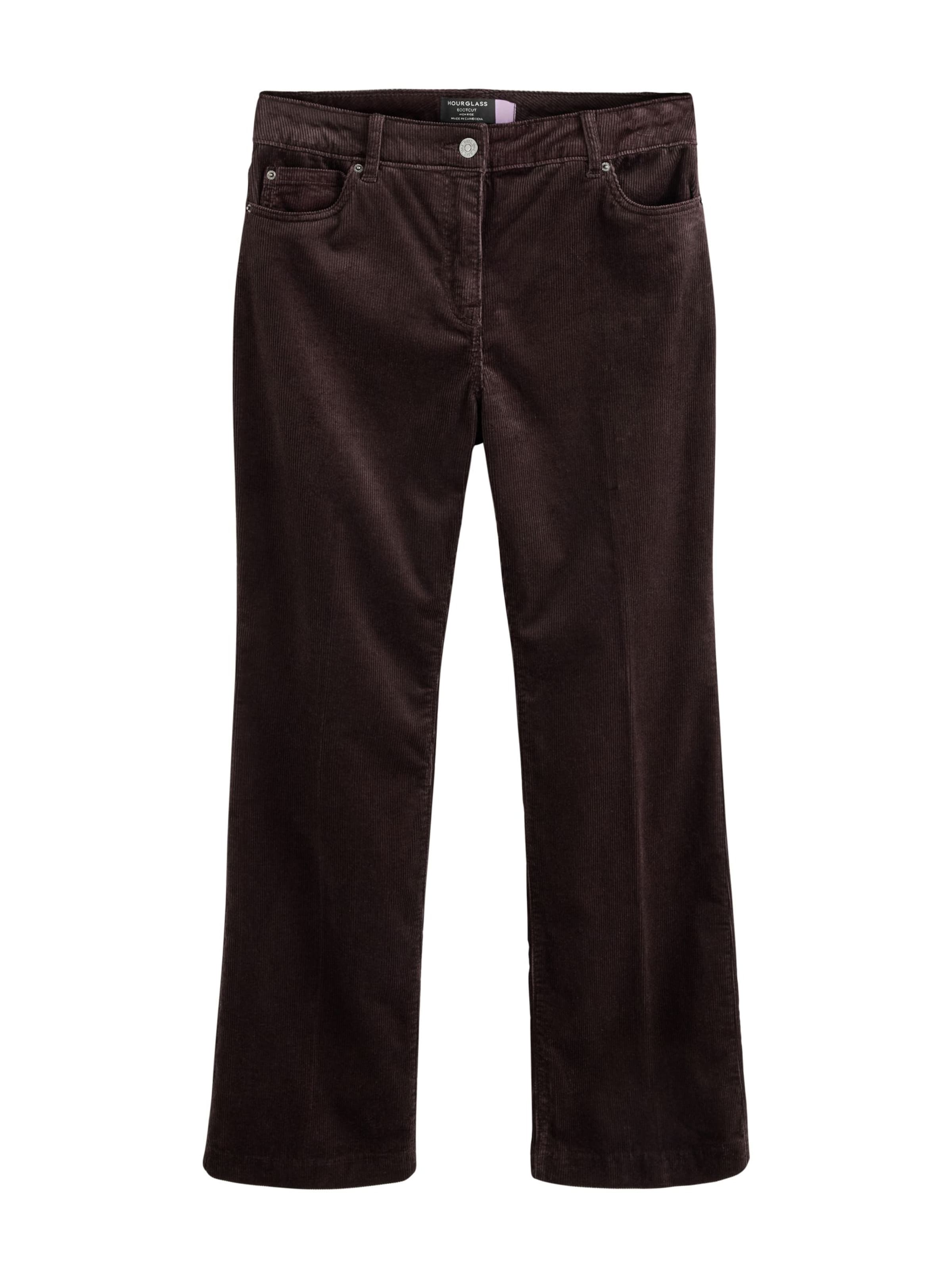 Next - Bootcut Pantalón en marrón: frente