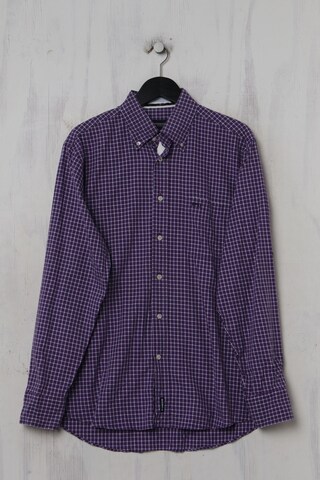 McGREGOR Button Up Shirt in L in Purple: front