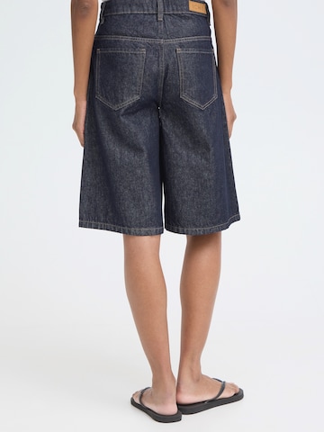 ICHI Zvonové kalhoty Džíny 'IHKIRSTEN' – modrá