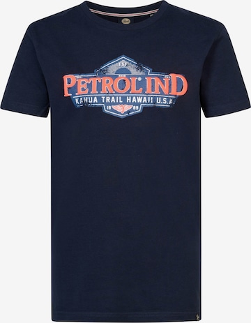 Petrol Industries Shirt 'Driftwave' in Blue: front
