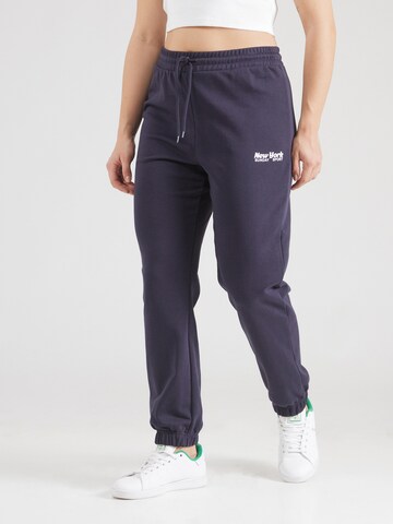 ONLY Carmakoma Tapered Broek 'CARDAZE' in Blauw: voorkant