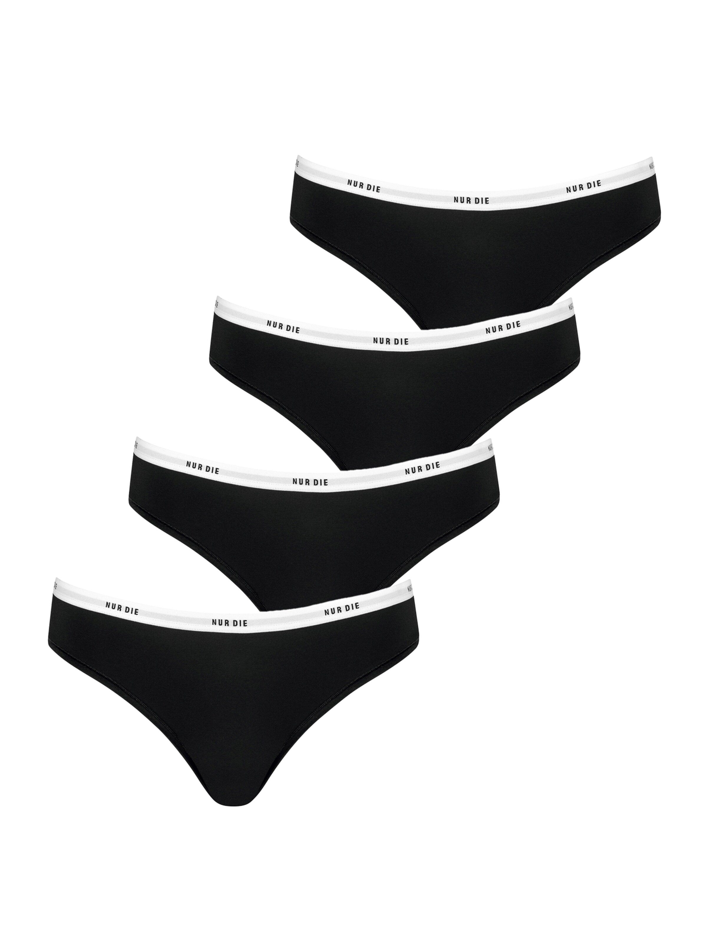 Nur Die Slip in Zwart: voorkant