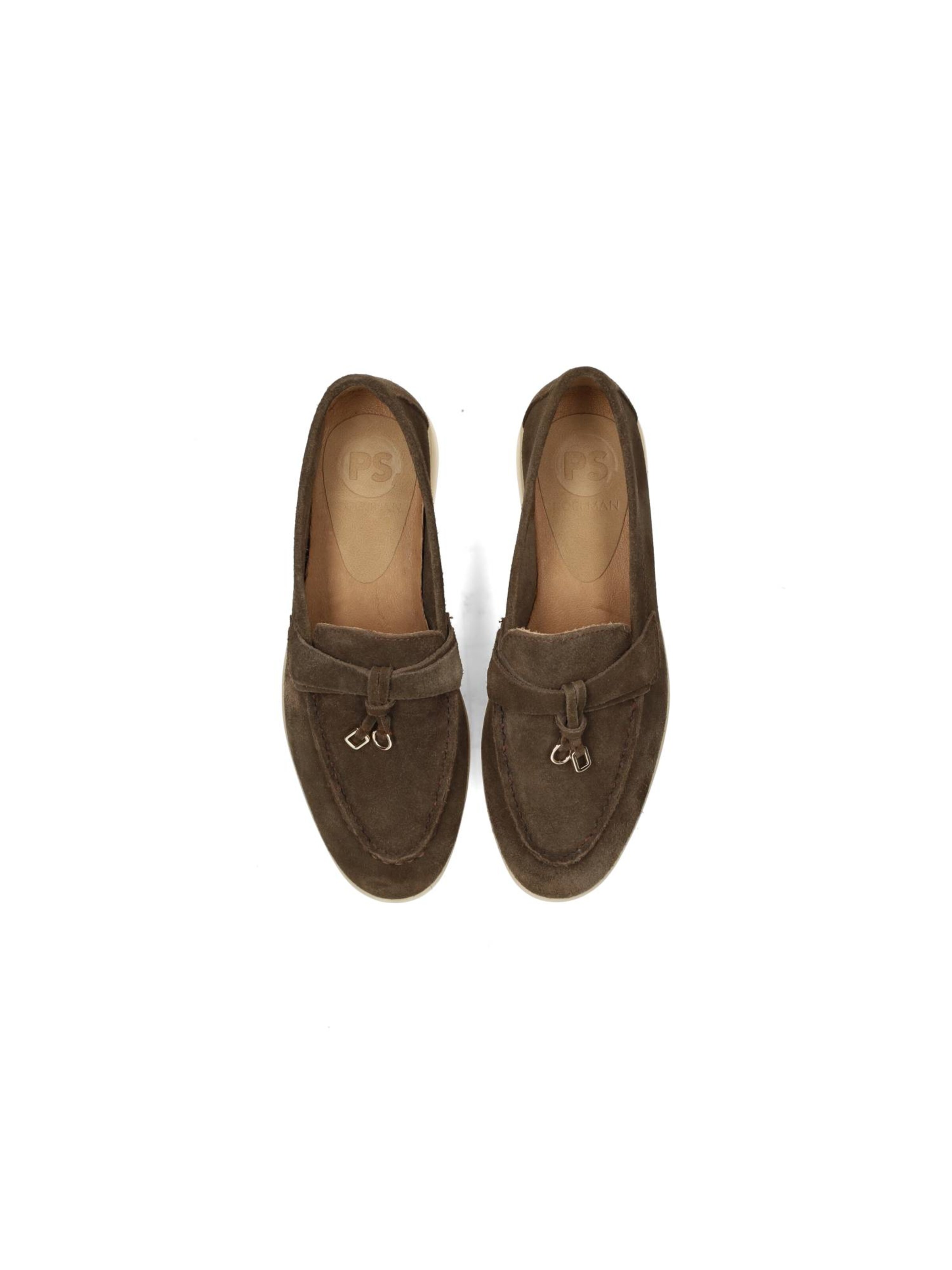 PS Poelman Mokassin 'Zalama' in Braun
