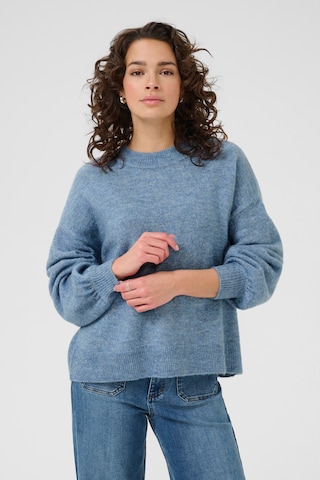 Kaffe Trui 'Luca' in Blauw: voorkant